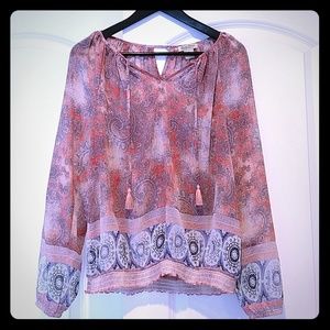 Lucky Brand long sleeve blouse